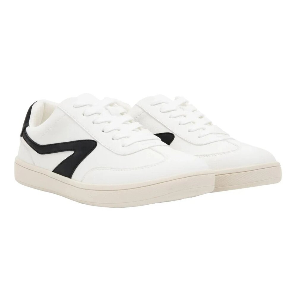 DV by Dolce Vita 8.5 Vasser Valentina Fashion Sneakers Low-top Shoes White Black